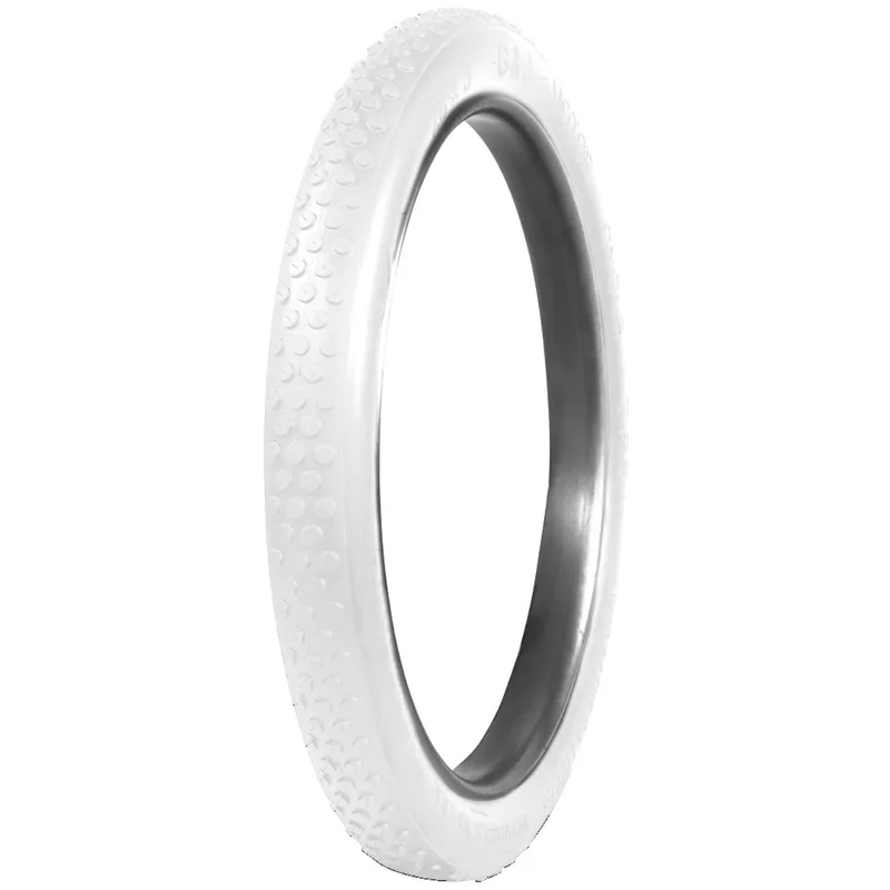 G AND J BUTTON TREAD CYCLE P2 ALL WHITE